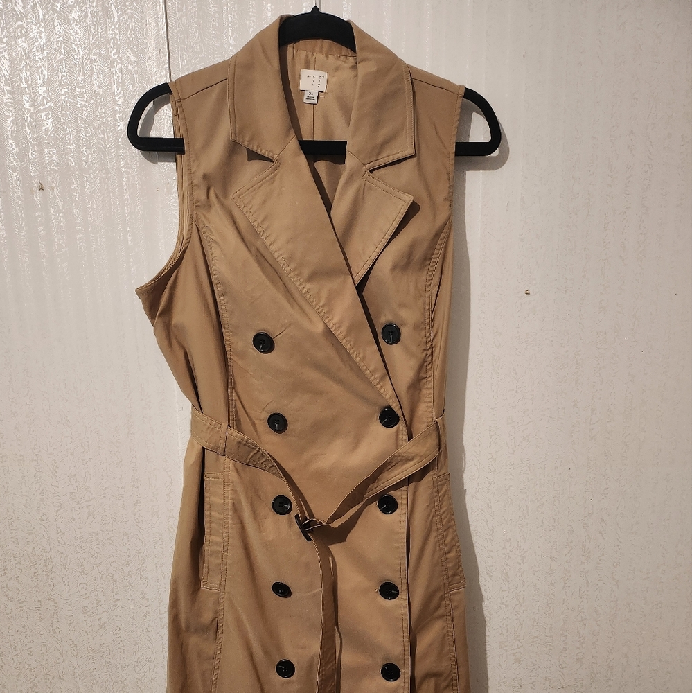 a new day Tan Sleeveless Midi Dress